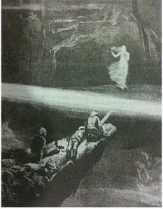 Escena del libro aproximándose a la Caverna