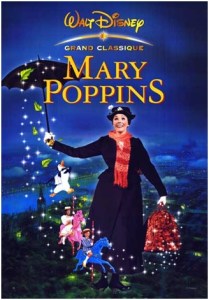 Carátula del filme Mary Poppins de Walt Disney